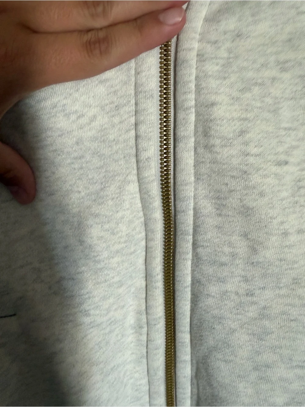 Lululemon Scuba Full Zip Hoodie Oatmeal Heather Size 10